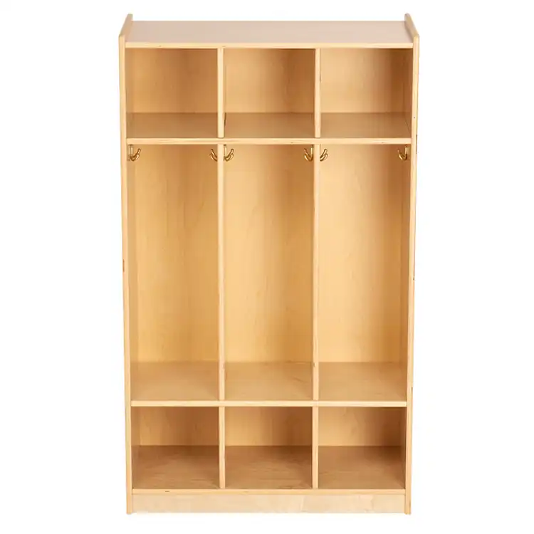 Becker's Preschool Coat Lockers, 3-Section