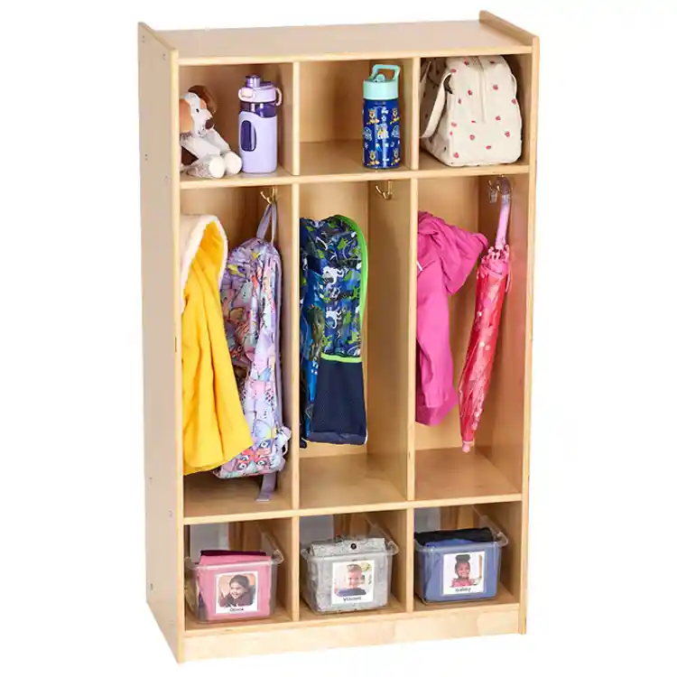 Becker's Preschool Coat Lockers, 5-Section