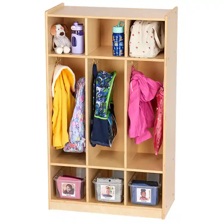 Becker's Preschool Coat Lockers, 5-Section