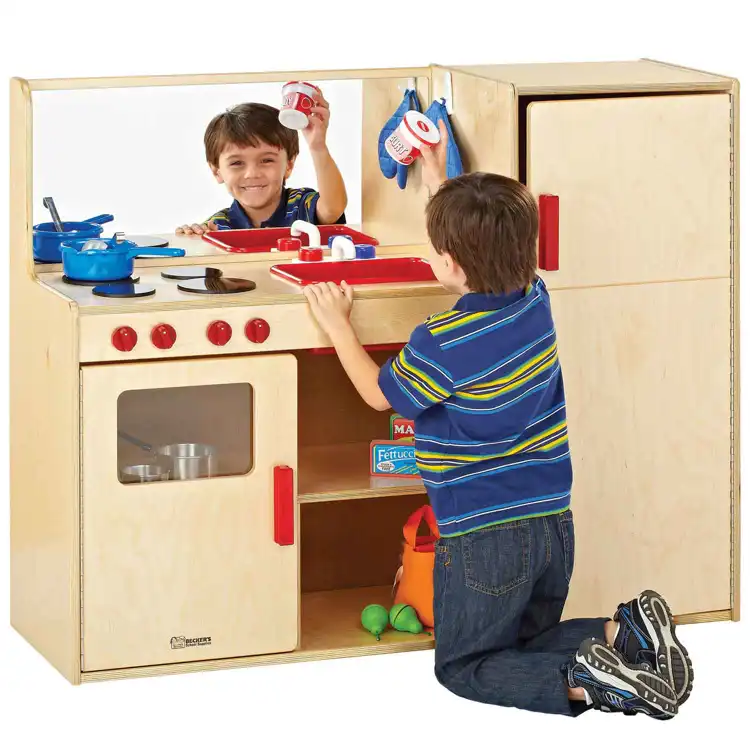 Becker's Preschool Combo Kitchen with Refrigerator