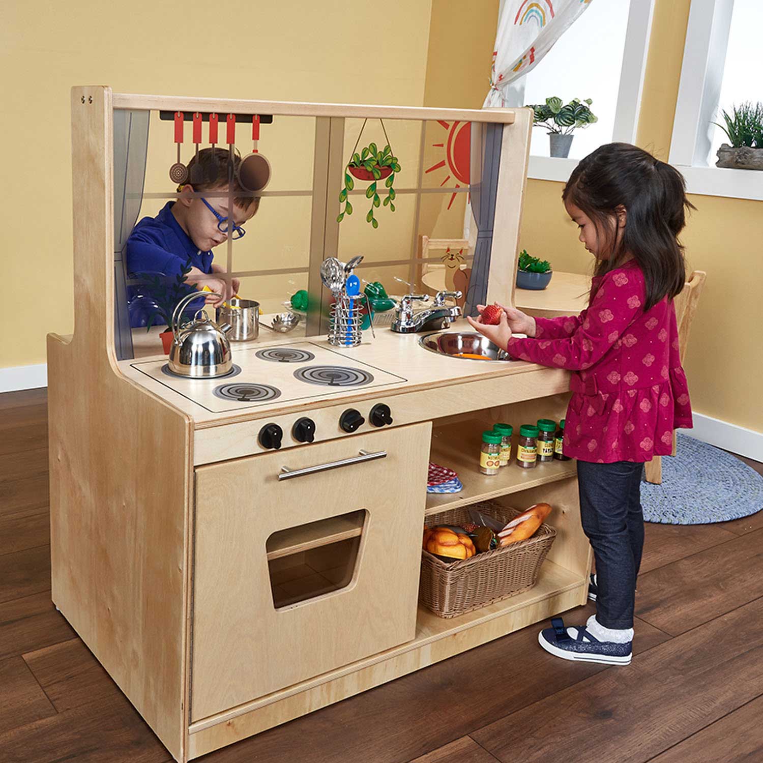 Becker's Sunny Day Double-Sided Preschool Kitchen | Becker's