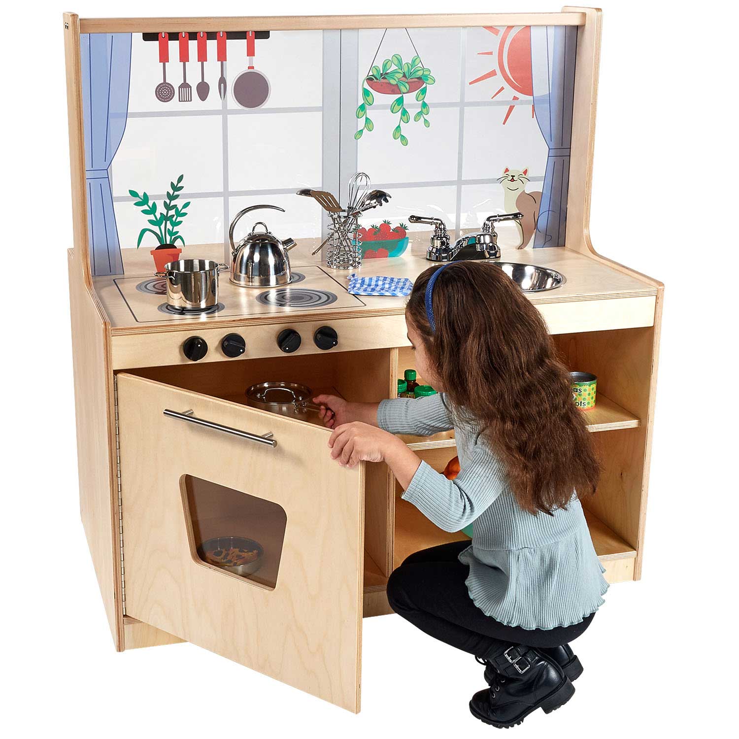 Becker's Sunny Day Double-Sided Preschool Kitchen | Becker's