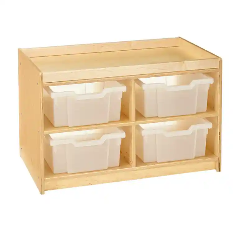 Becker's Infant & Toddler Tray Storage, Exposed Hardware