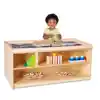 Becker's Infant & Toddler Look-and-See Double-Sided Shelf, Exposed Hardware
