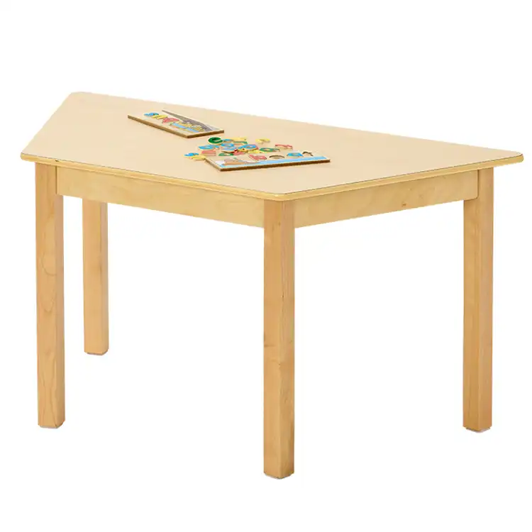 Birch Activity Tables, Trapezoid 24" x 48" x 12"