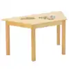 Birch Activity Tables, Trapezoid 24" x 48" x 18"