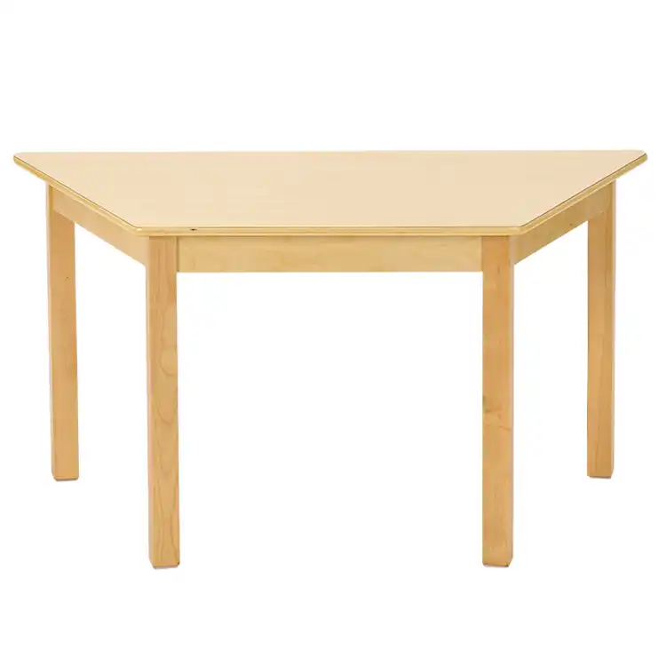 Birch Activity Tables, Trapezoid 24" x 48" x 24"