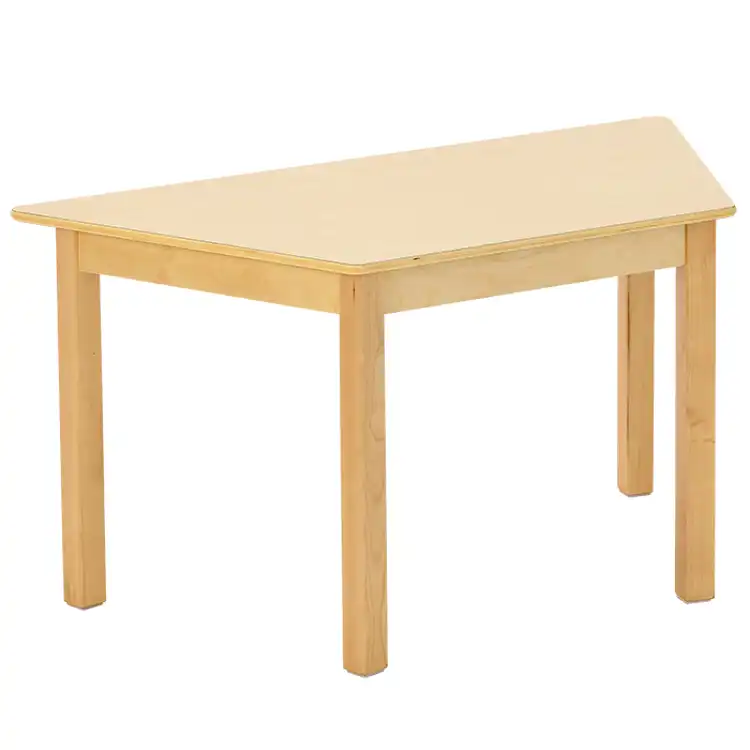 Birch Activity Tables, Trapezoid 24" x 48" x 24"