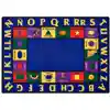Bilingual Classroom Rug, Rectangle 5'10" x 8'4"