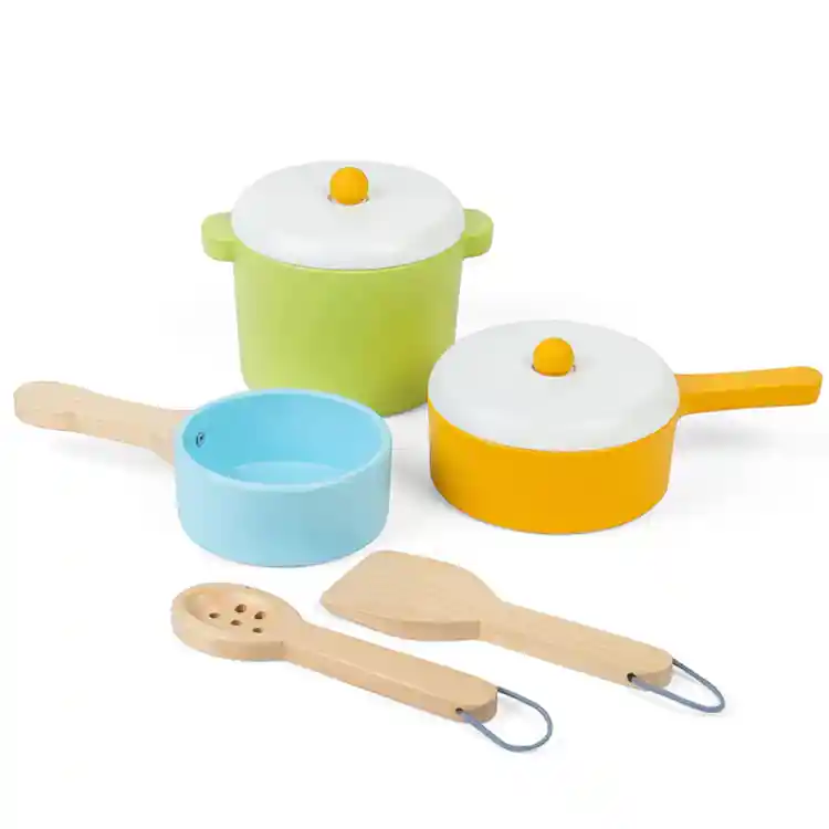 Toddler Wooden Pots & Pans