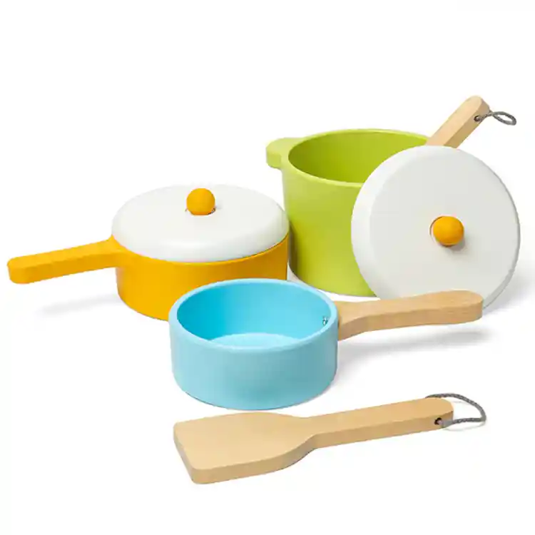Toddler Wooden Pots & Pans