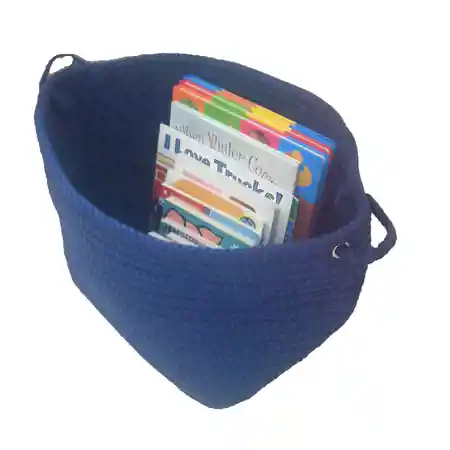 Toddler Book Basket Jasmine Blue
