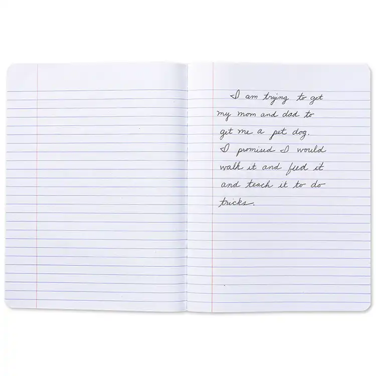 Black Stiff Cover Composition Book, Sewn-Dozen