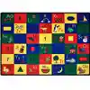 Blocks of Fun Classroom Rug, Rectangle 8'4" x 11'8"