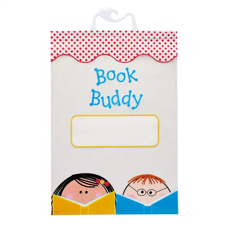 Book Buddy Bags, Kids Print, 11" x 16", 5 Bags