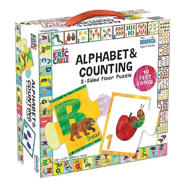 Double-Sided Alphabet & Counting Floor Puzzle