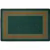 Braidful Nature Colors Rug, Rectangle 6' x 9', Teal