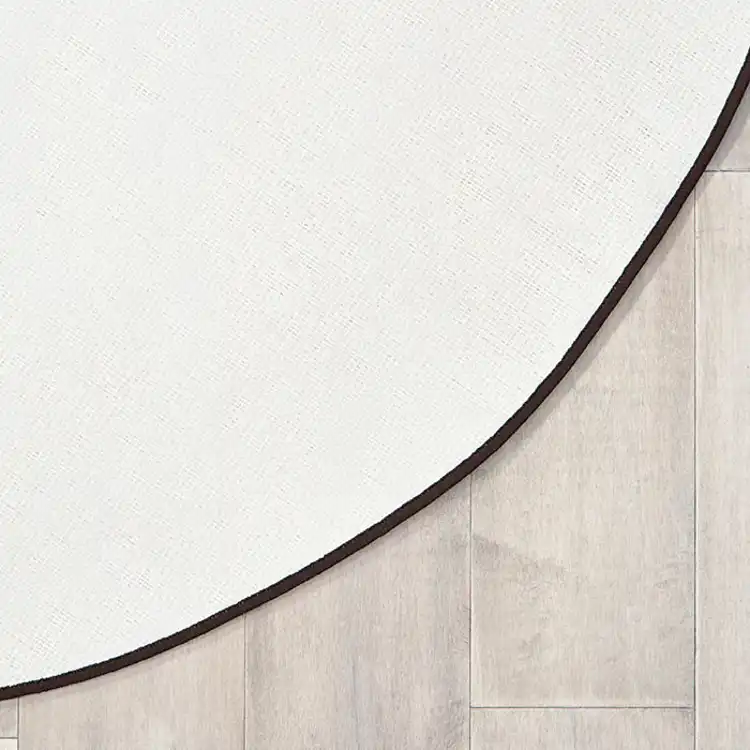 Braidful Nature Colors Rug, Round 6', Brown