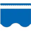 Bright Colored Scalloped Borders, Blue