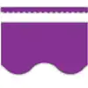 Bright Colored Scalloped Borders, Purple