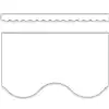 Bright Colored Scalloped Borders, White
