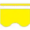 Bright Colored Scalloped Borders, Yellow