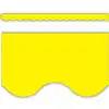 Bright Colored Scalloped Borders, Yellow