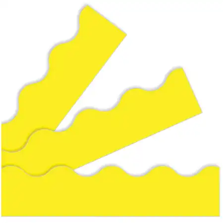 Bright Colors Terrific Bulletin Board Trimmers®, Yellow