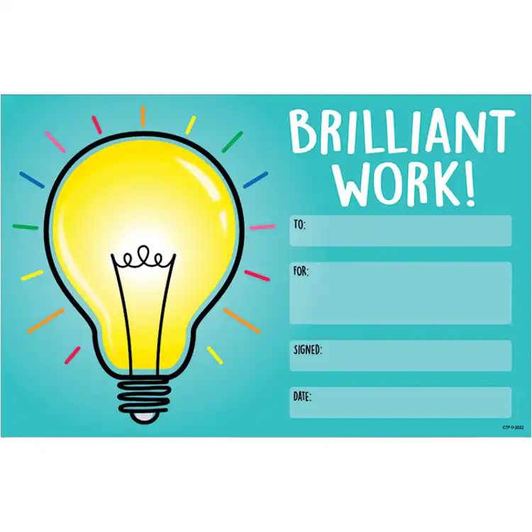 Brilliant Work Award