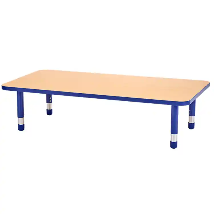 Becker's Beginnings Infant & Toddler Activity Table, Rectangle 30" x 60", Blue