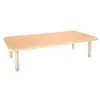 Becker's Beginnings Infant & Toddler Activity Table, Rectangle 30" x 60", Maple