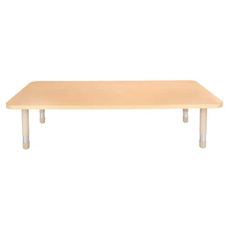 Becker's Beginnings Infant & Toddler Activity Table, Rectangle 30" x 60", Maple