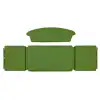 Becker's Gather Toddler Sofa Replacement Cushions, Forest Green