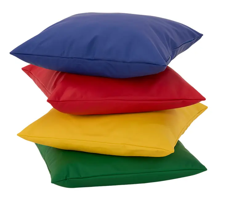 Becker's Jumbo Floor Pillows, Primary Colors