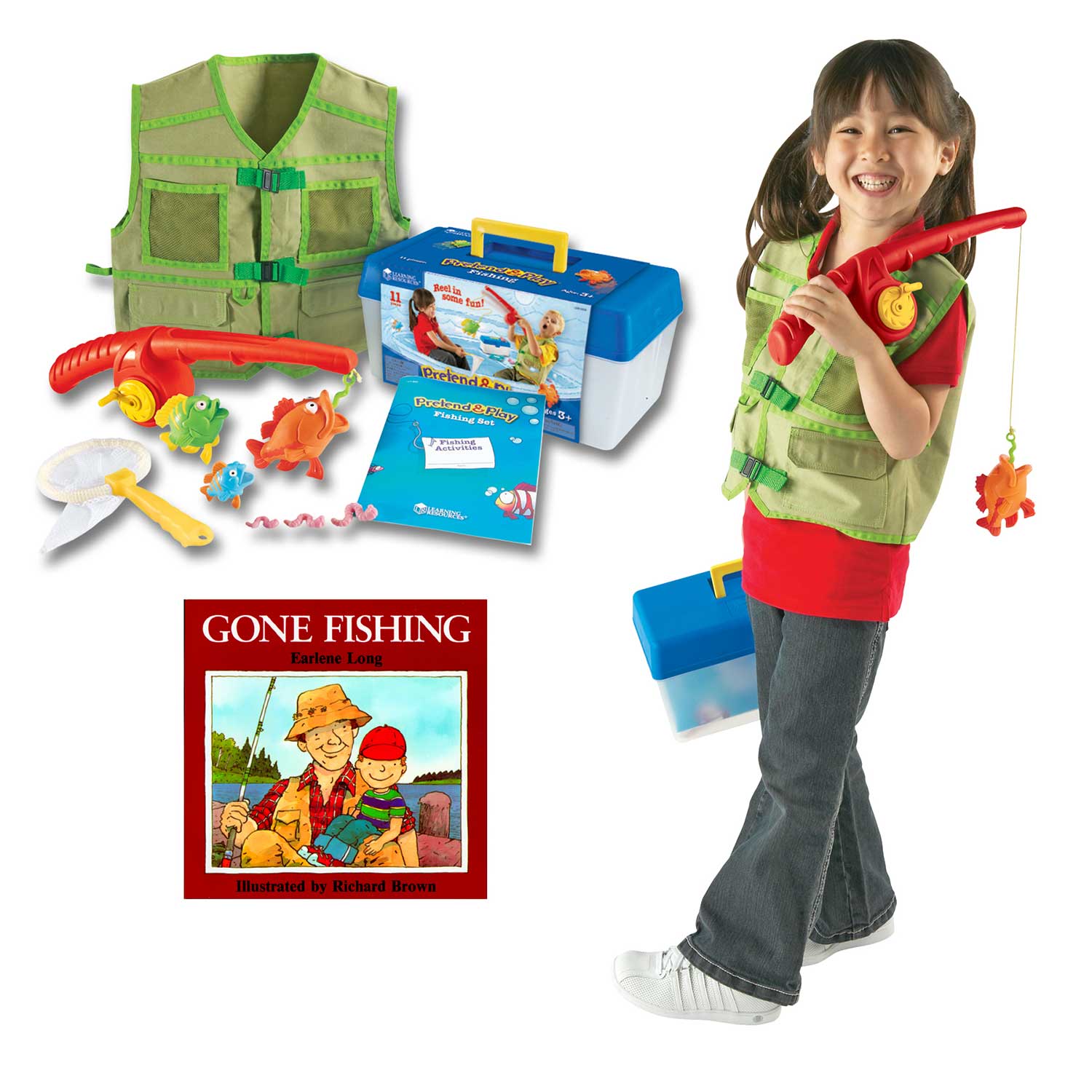 Let's Go Fishing Dramatic Play Set