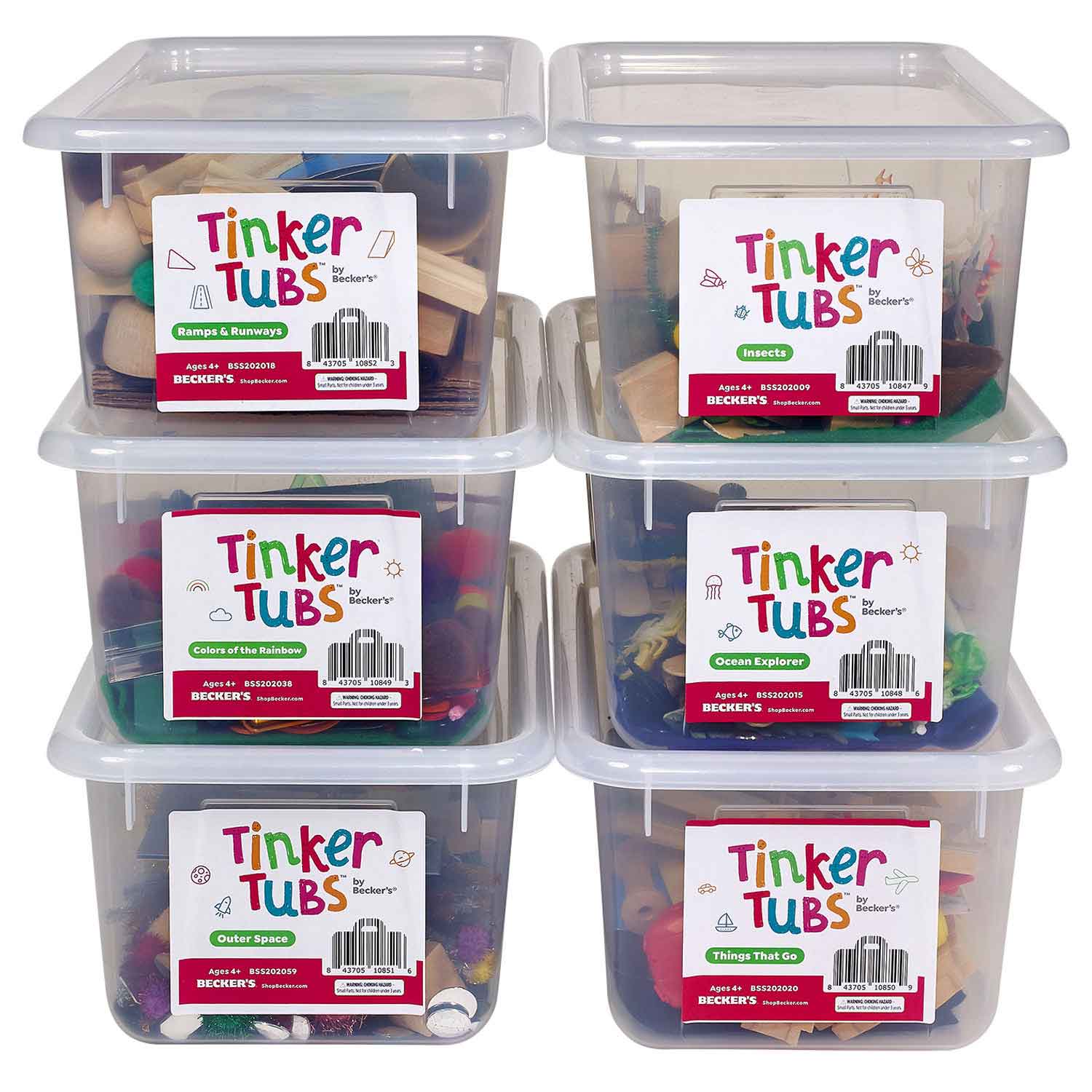 Becker's Tinker Tubs Complete Set