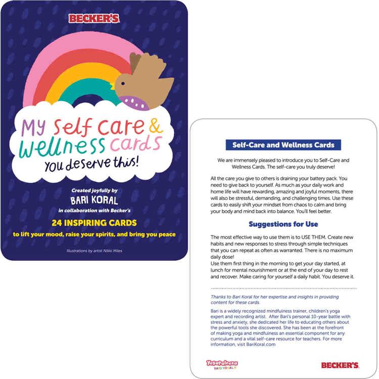 Becker's My Self-Care & Wellness Cards & Poster Set