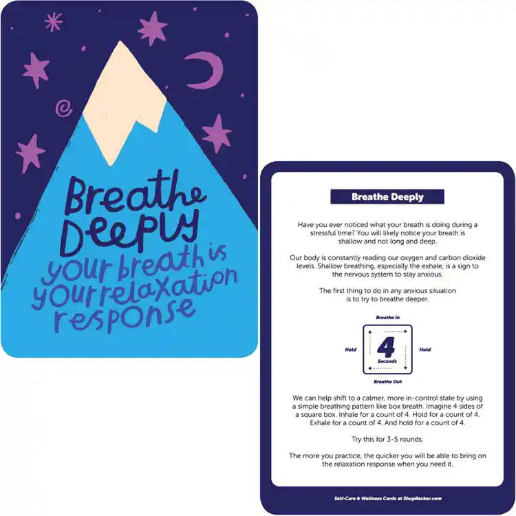 Becker's My Self-Care & Wellness Cards & Poster Set