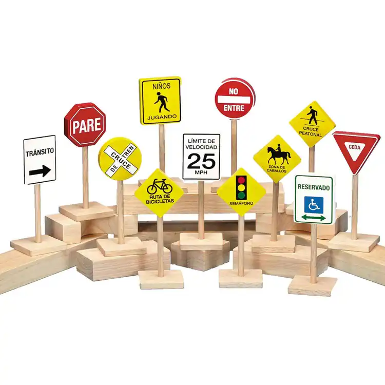 Becker's Bilingual Road Sign Set