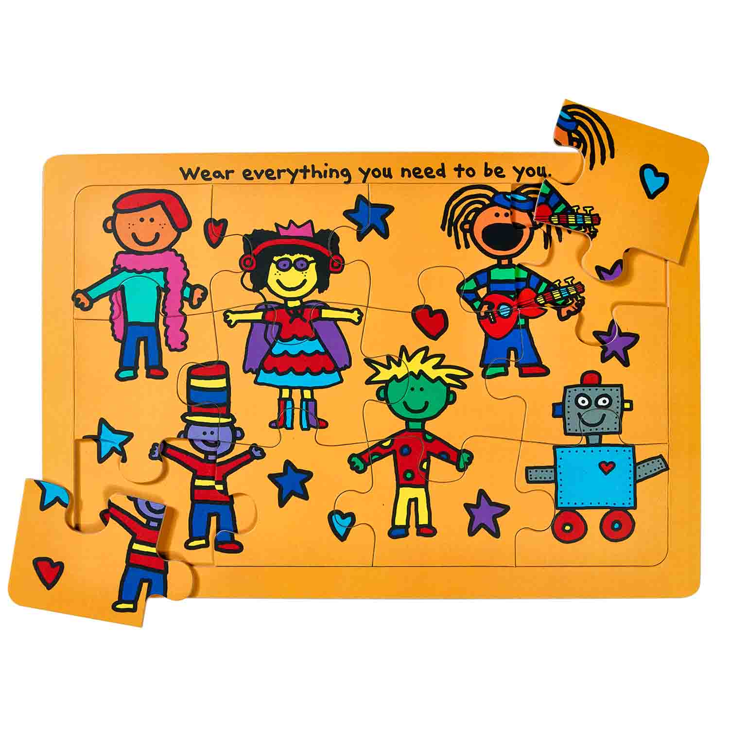 Becker's Todd Parr Be Who You Are Puzzle Set