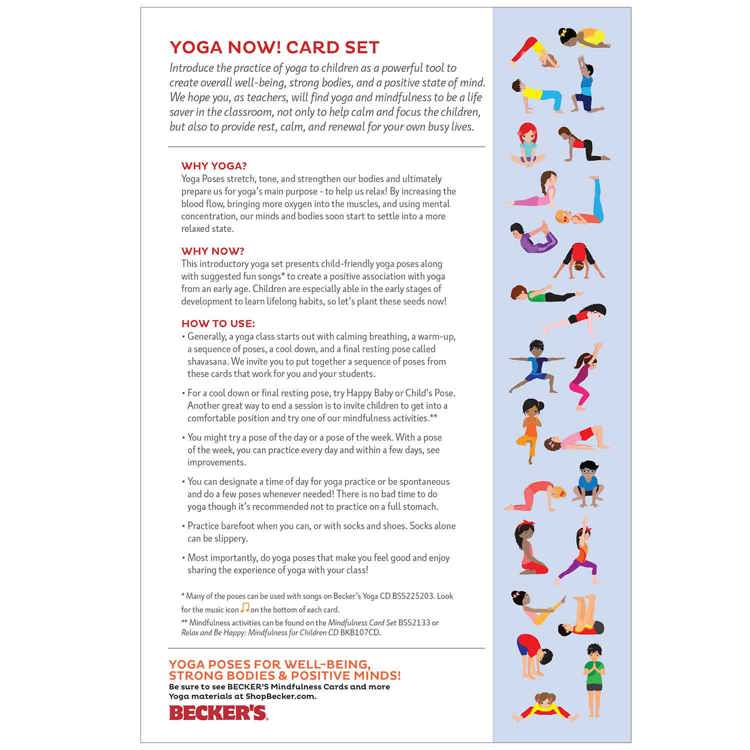 Becker's Yoga Now! Card Set