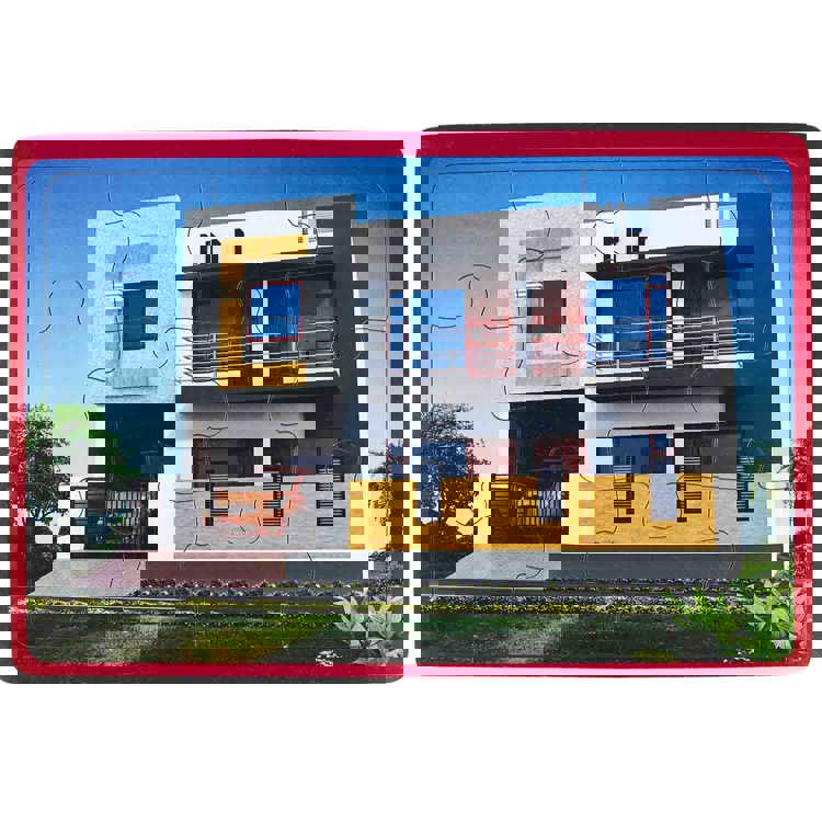 Becker's Building Inspirations 12-Piece Puzzles Set