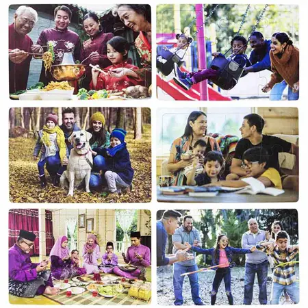 Becker's Multicultural Families Puzzle Set