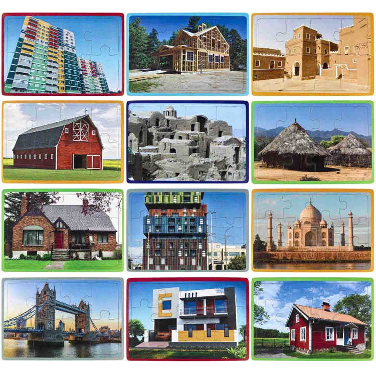 Becker's Building Inspirations Puzzle Set