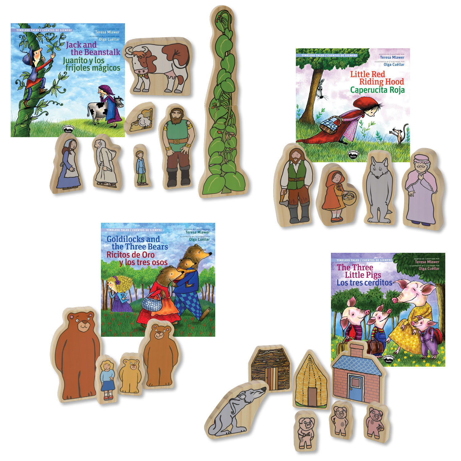 Fairy Tale Wooden Characters & Stories Set | Becker's Fairy Tale Wooden Characters & Stories Set | Becker's