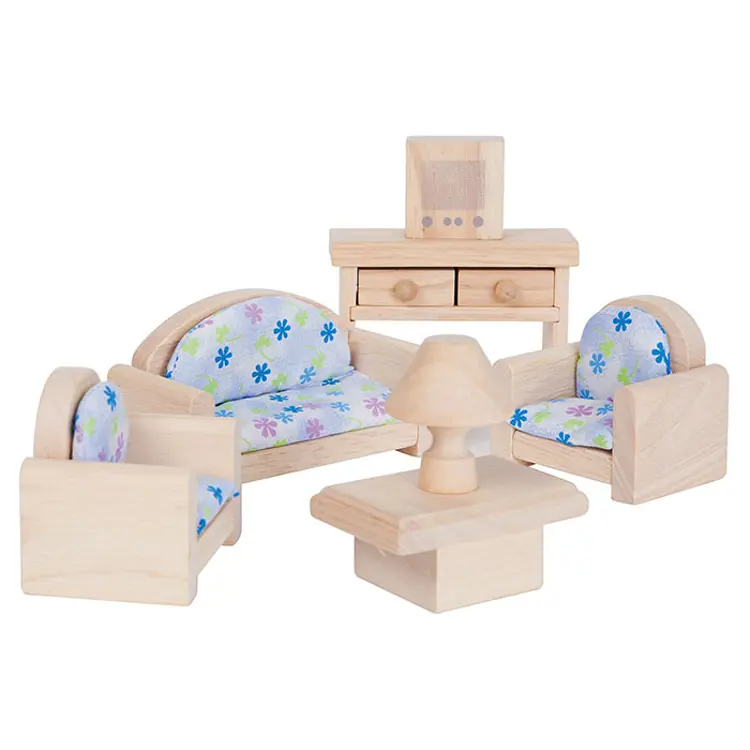 My First Dollhouse & Furniture Set
