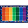 Calendar Classroom Rug, Rectangle 7'6" x 12'
