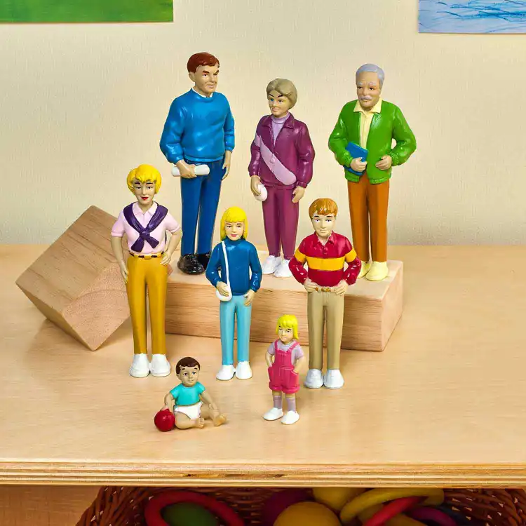 Caucasian Pretend Play Family