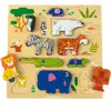 Wood Stacking Puzzle Set