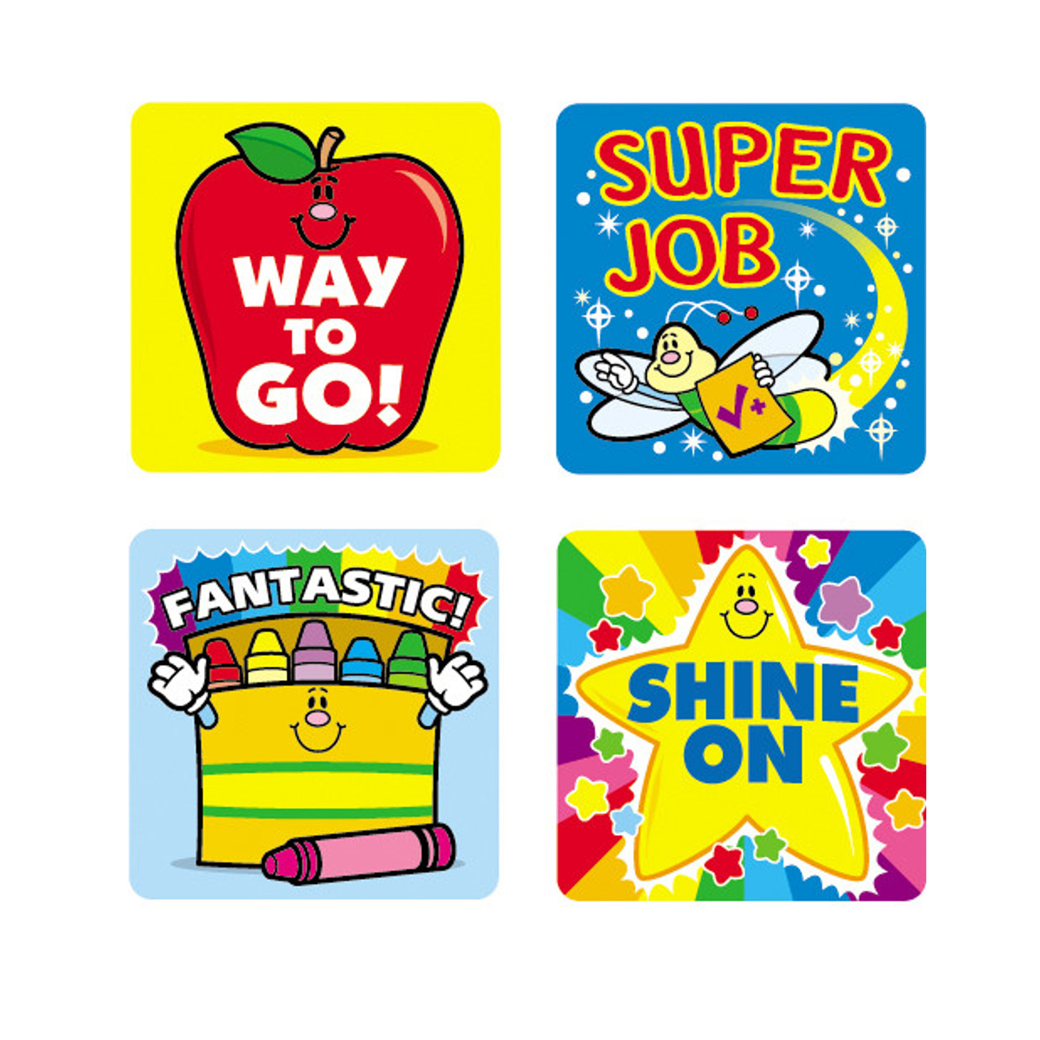 Teacher Reward Motivational Stickers For Children 1080 Stickers